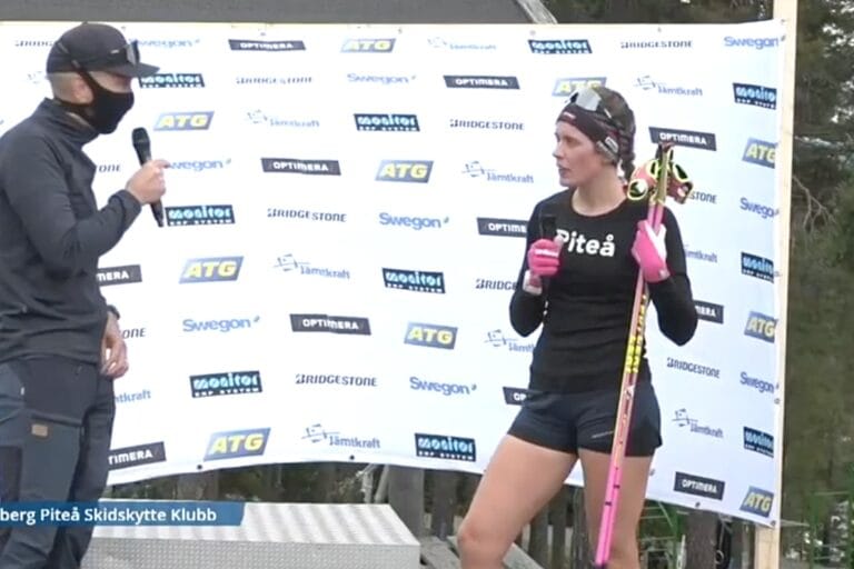 Elvira Öberg skejtade snabbast i Sollefteå