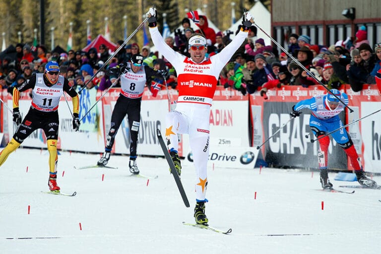 Bilder från sprinten i Canmore