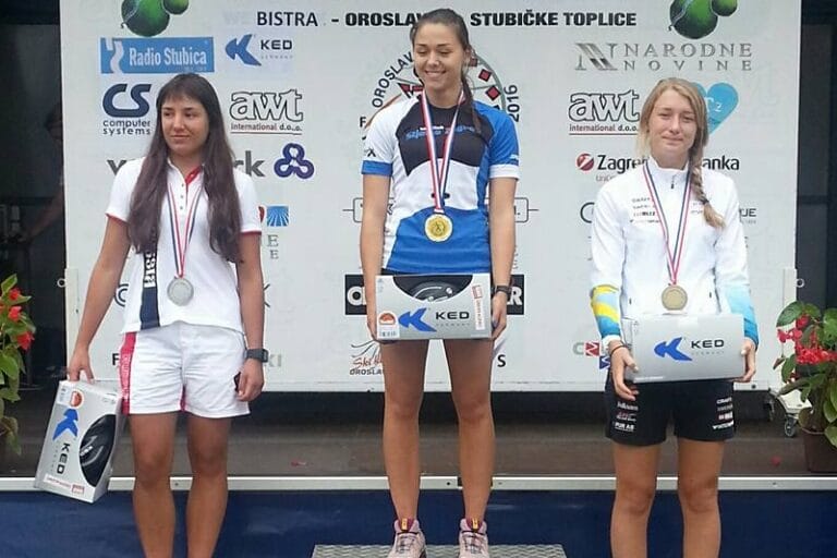 Emma Larsson sprinttrea i Kroatien