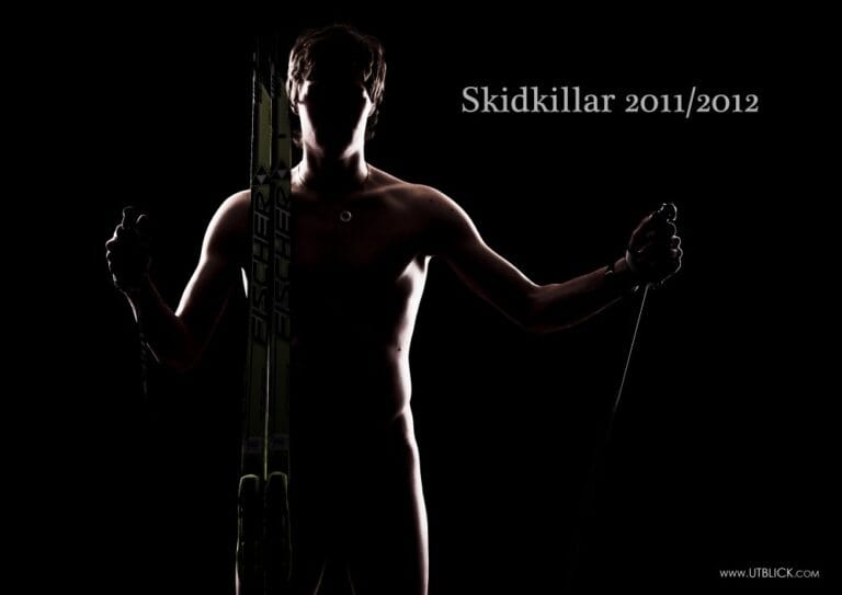 Skidkillar näckar för kollega