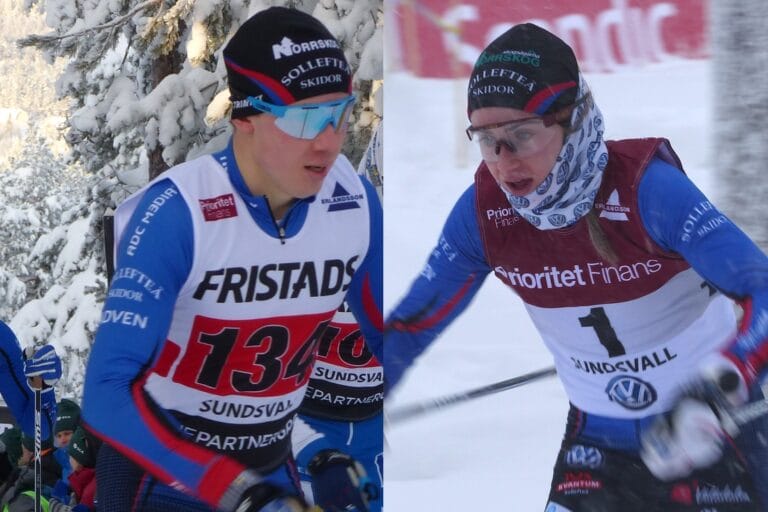 Ebba och Fredrik Andersson till Piteå Elit