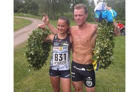 Frida och Bill snabbast på Borejoggen