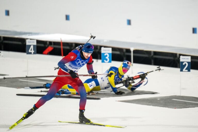 Resultat OS – mixedstafett skidskytte