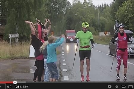 Video: Gunde och Brynte inför duschtävling