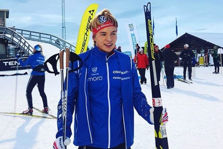 Juniorvinnare på sprinten i Idre