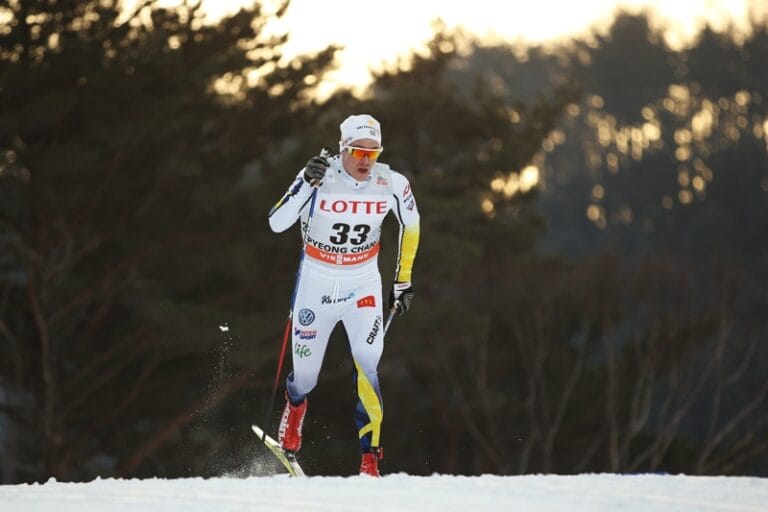 Gustav Eriksson fin femma på för-OS skiathlonlopp
