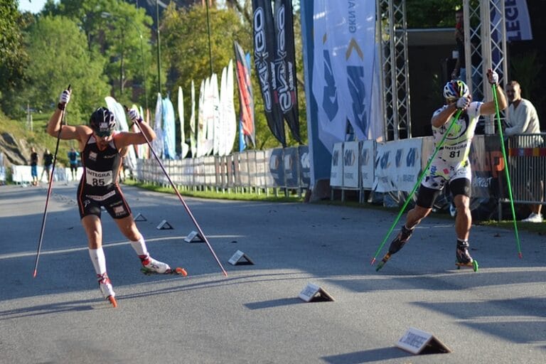 Sandra Olsson och Ludvig Soegnen Jensen sprintvinnare