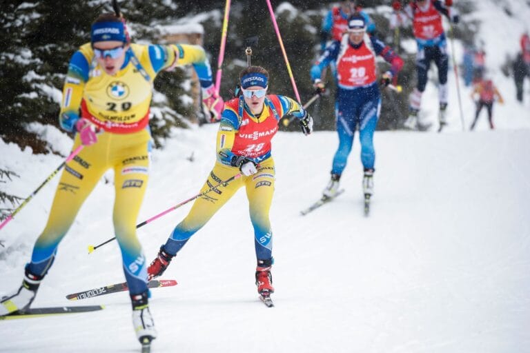 Hanna Öberg trea Mona Brorsson femma på masstarten