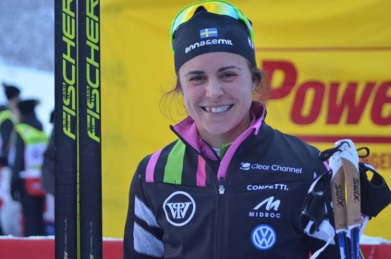 Anna Haag tia i Davos