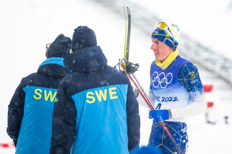 Sverige fyra på OS-stafetten