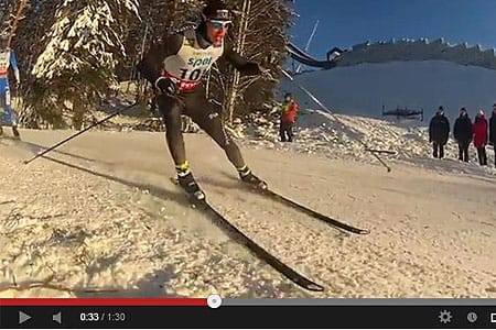 Video: Se Hellner och andra sladda på isen