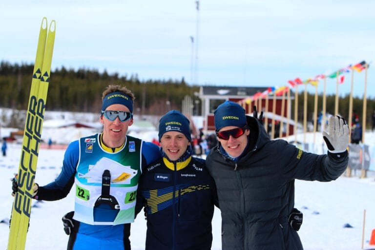 Dubbla svenska stafettsilver vid VM i skidorientering