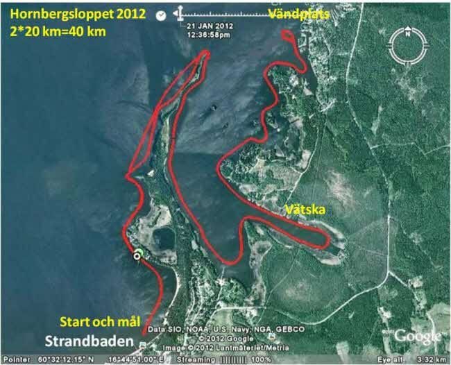 Snöbrist tvingar Hornbergsloppet till sjöss