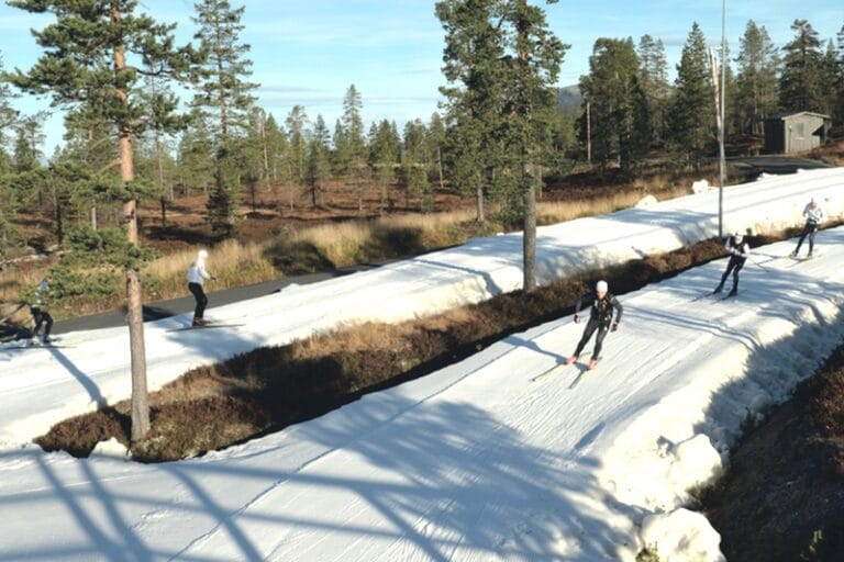 Idresprinten på snö 13 juli