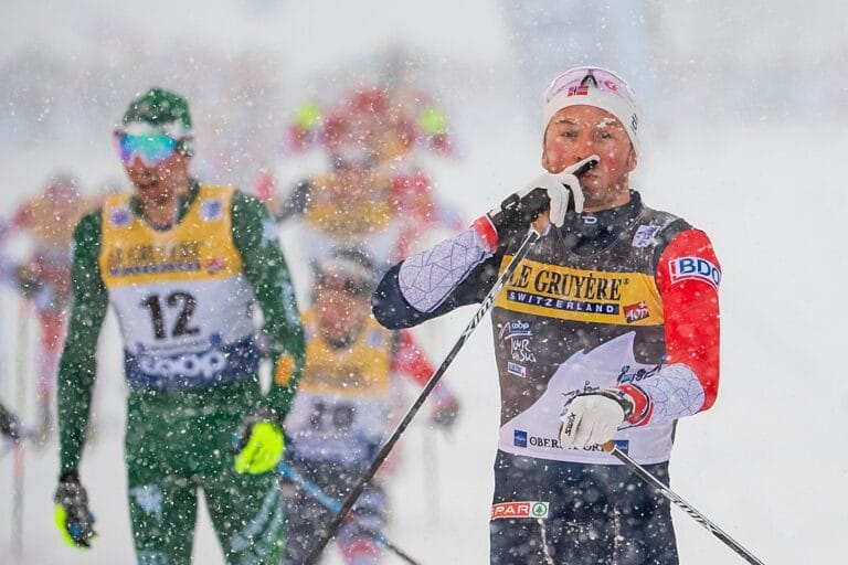 Iversen imponerade i snöovädret – Halfvarsson femma