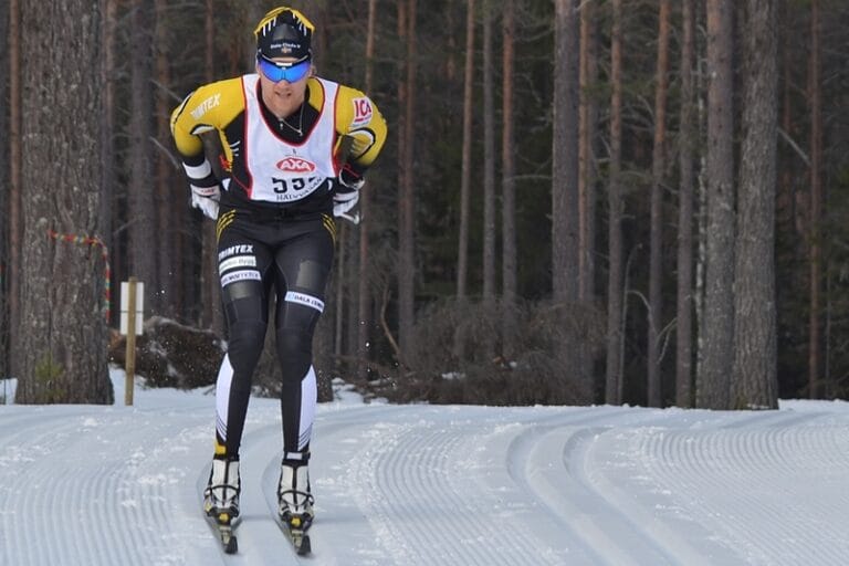 Jens Eriksson vässar startfältet i Grönklitt