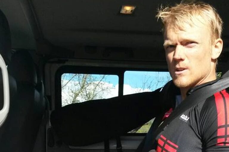 Jens Eriksson i allvarlig cykelolycka