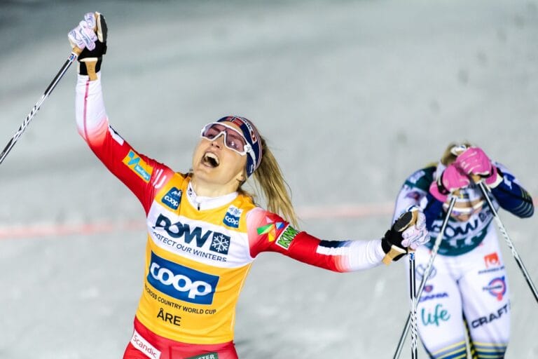 Johaug och Kläbo starkast i Åre-sprinten