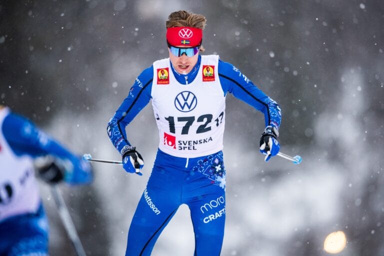 Jonas Eriksson spurtslog Jens Burman på tremilen i Östersund