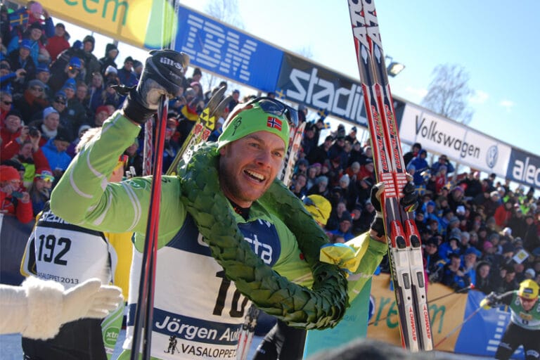 Jörgen Aukland tog sin andra seger i Vasaloppet