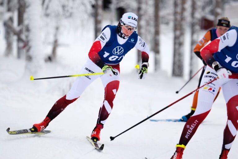 Charlotte Kalla vann klart i comebacken i Östersund