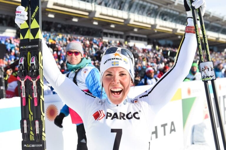 Frida Karlsson tog sitt första SM-guld