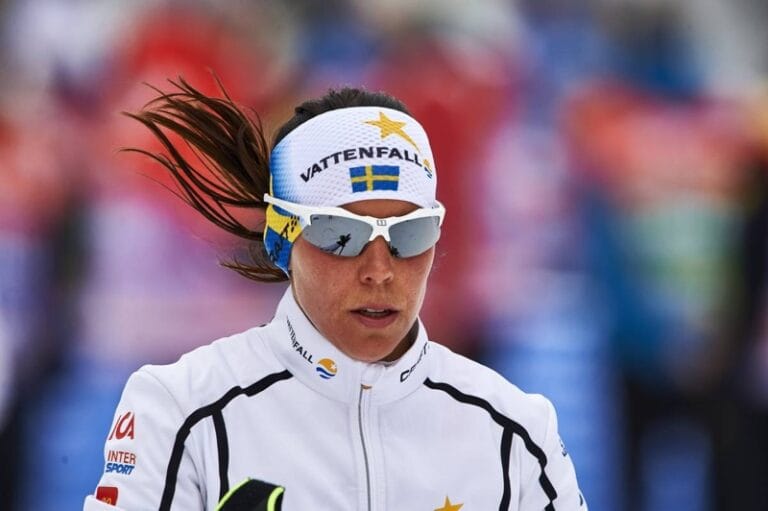 Charlotte Kalla utanför landslagstruppen