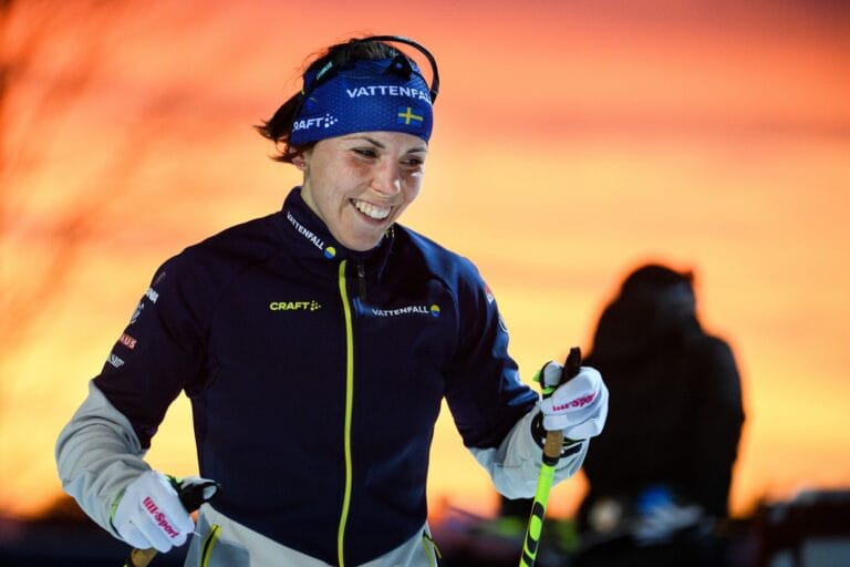 Charlotte Kalla tillbaka på startlinjen