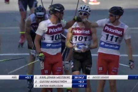 Regerande mästaren Westberg till start på rullskid-SM
