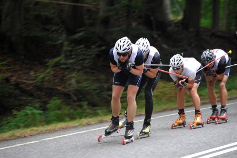 Skidtävling i Danmark !? Ja, varför inte, på sommaren?