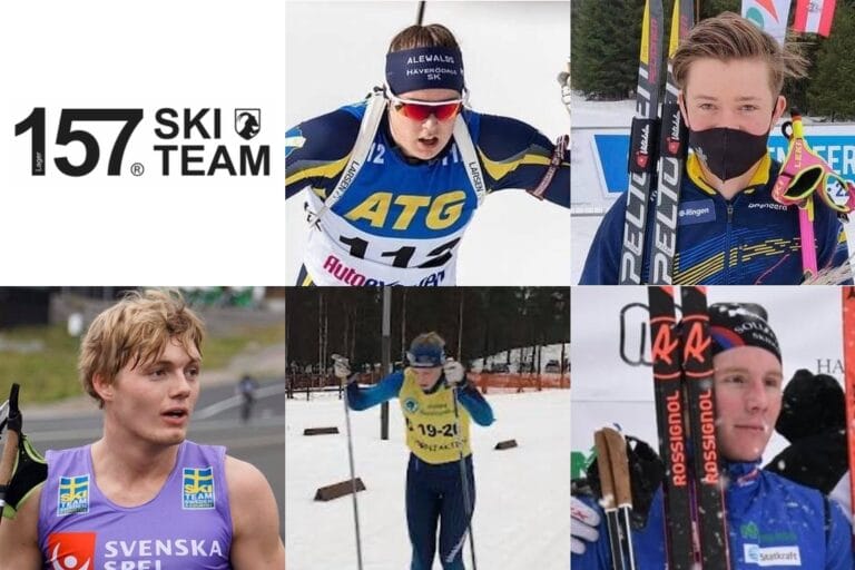 Fem åkare in i Lager 157 Ski Team:s ungdomslag