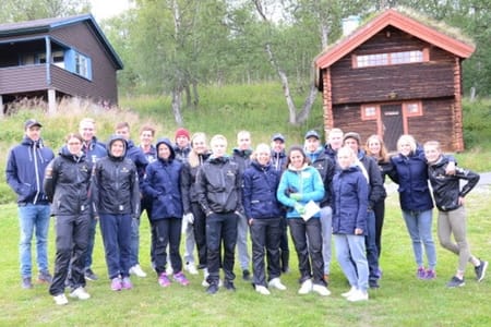 Längdlandslaget på läger i Vålådalen