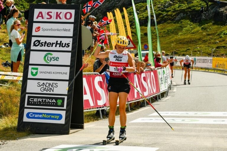 Lina Korsgren stakade bäst på Lysebotn Opp