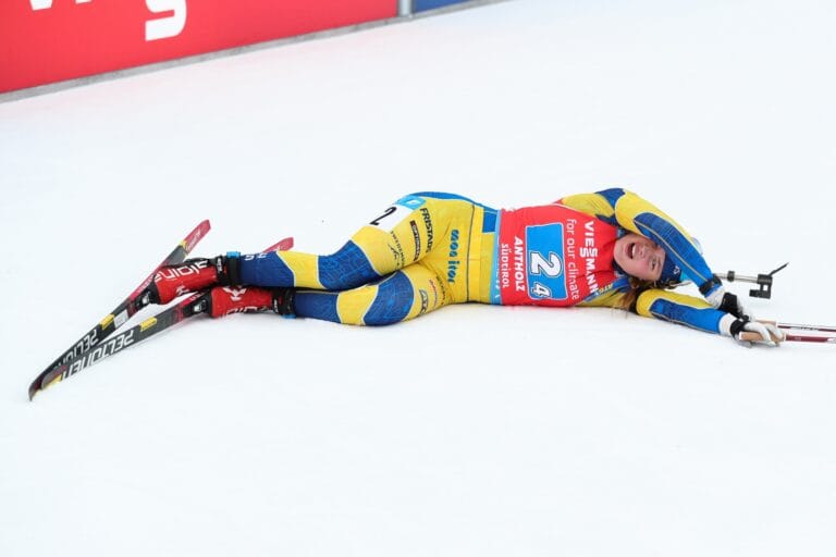 Sverige 14:e i svängig stafett