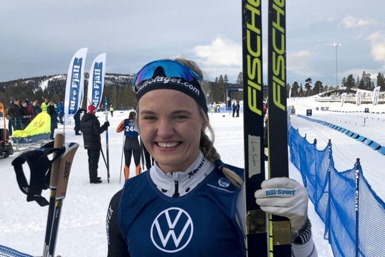Linn Svahn vann sekundstrid på Idre Fjäll