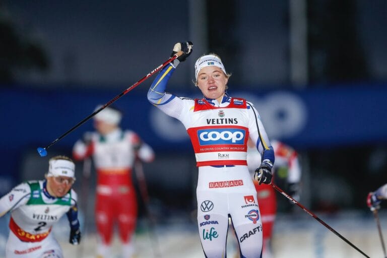 Resultat sprint damer Ruka