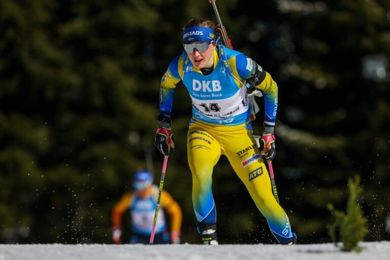 Linn Persson fyra – en sekund från pallen