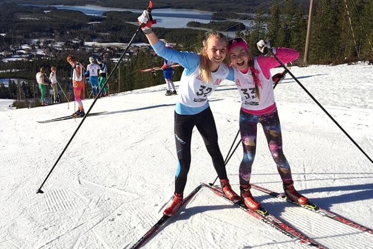 Solig avslutningstour för Mora skidgymnasium