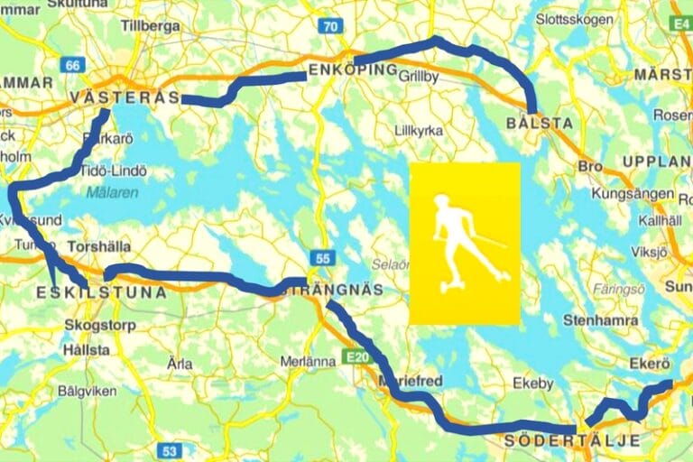 Dessa åker Mälaren runt på rullskidor