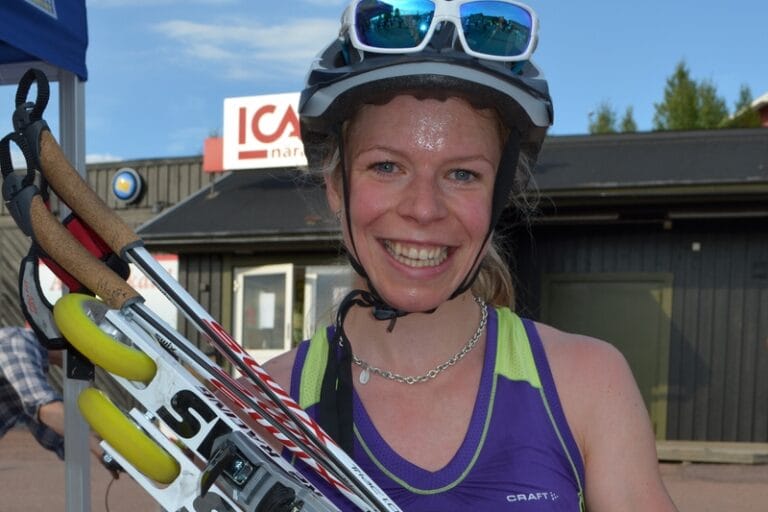 Maria Rydqvist slog specialisterna i Idre Fjäll Hill Climb