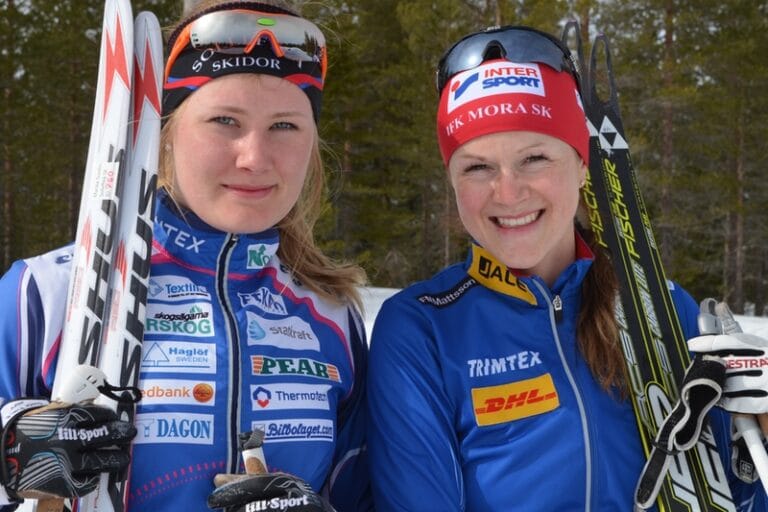 Helene och Marika i sekundkamp