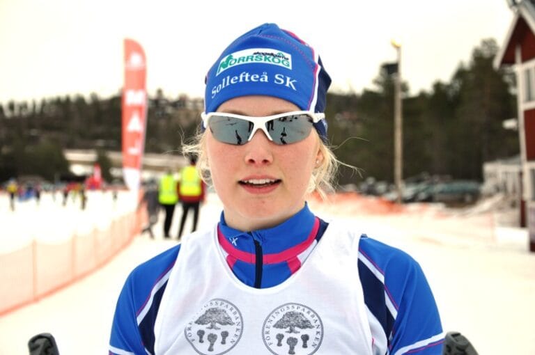 Marika på pallen tre gånger om
