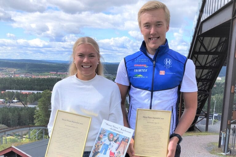 Mora-Nisse stipendiet till Moa Hansson och Emil Danielsson