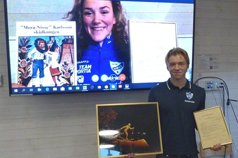 Mora-Nisse-stipendiet till Gustaf Berglund och Moa Lundgren