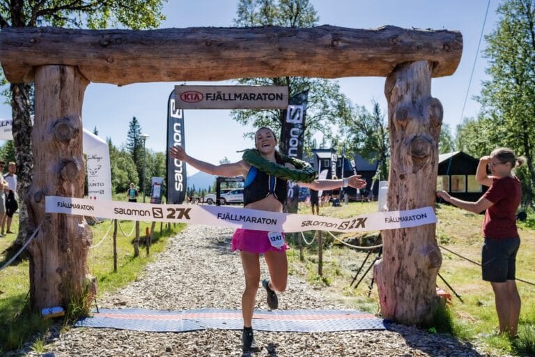 Moa Lundgren imponerade stort i Årefjällen