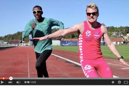 Video: Brynte springer barfota