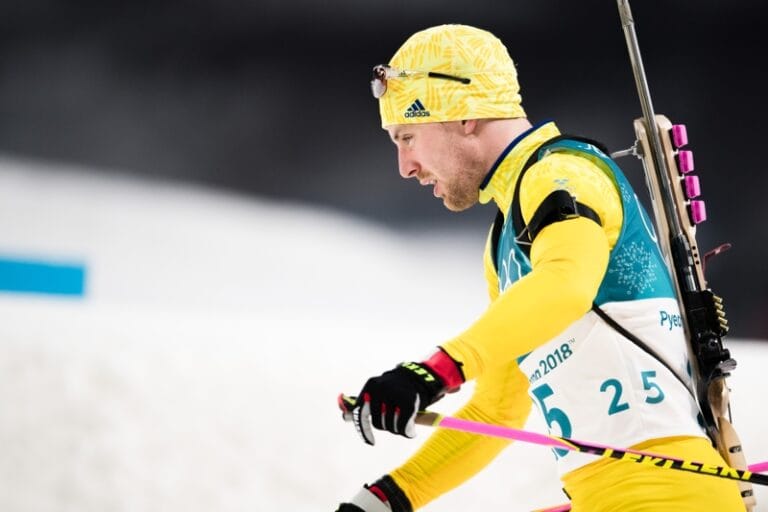 Jesper fin nia på masstarten