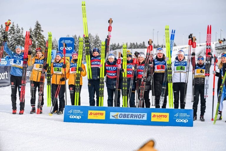 Svensk seger i damstafetten – supersträcka av Frida Karlsson