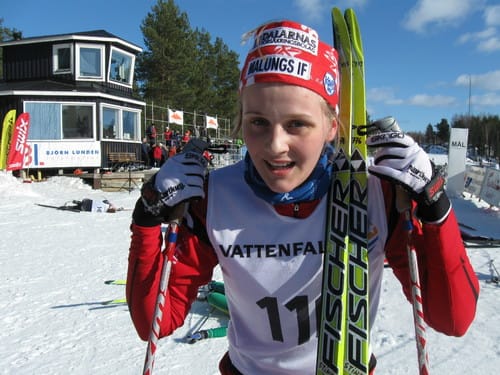 Stina Nilsson snabbast i världen på 100 m skidor