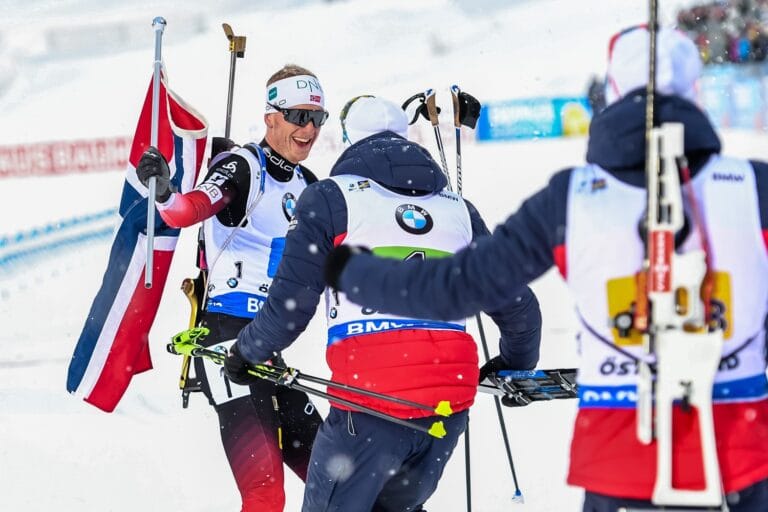 Norskt guld också i herrstafetten